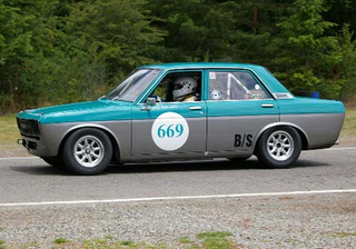 Illustration for article titled VintageRacer's '68 Datsun 510 In Action